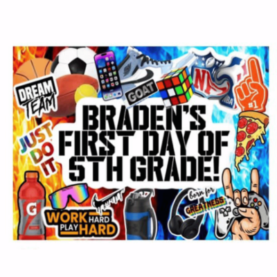 Print at Home School Posters – Boys