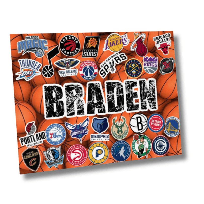 Custom Notecards (Design Your Own) basketball logosCreate'd