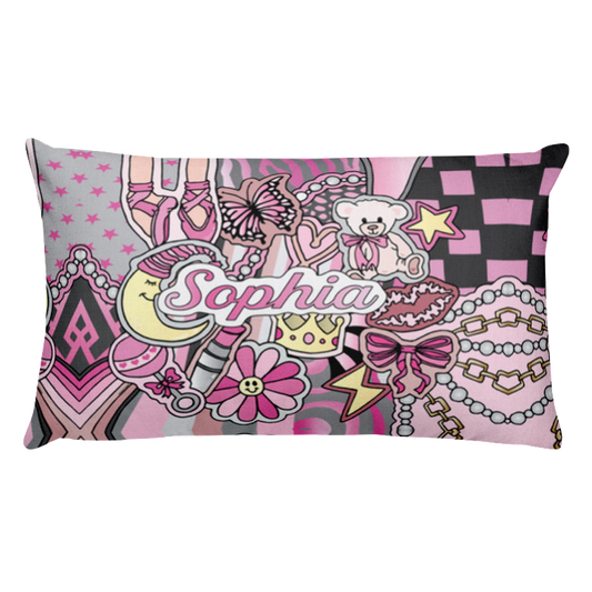 Baby Girl Lullaby Throw Pillow