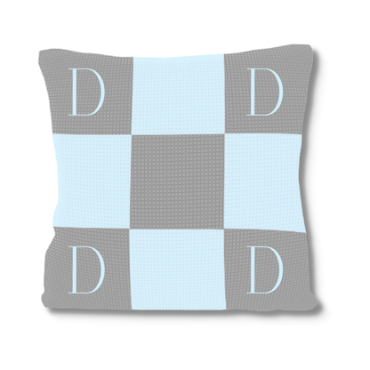 Initials &amp; Blocks Pillow