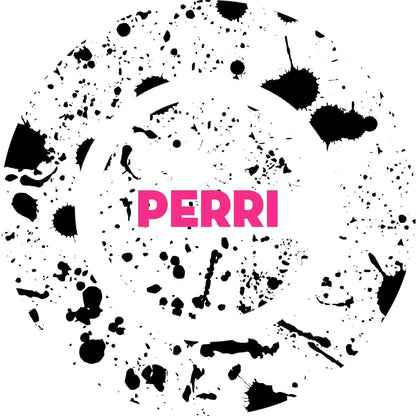 Black Splatter Paint _ Hot Pink Name