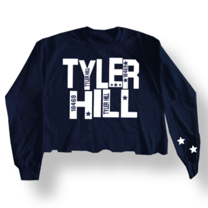 HIP_P-Block Zip Code Camp Cropped Crewneck