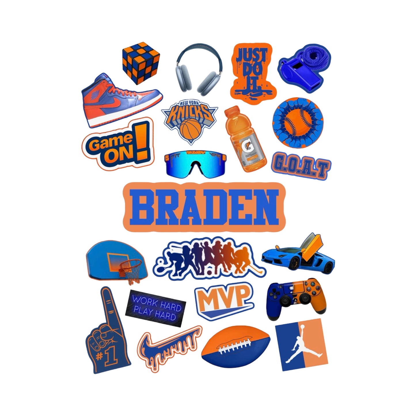 Camp Color Stickers - Boys CRD
