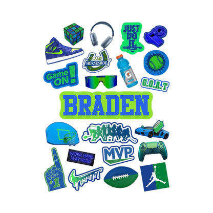 Camp Color Stickers - Boys CRD