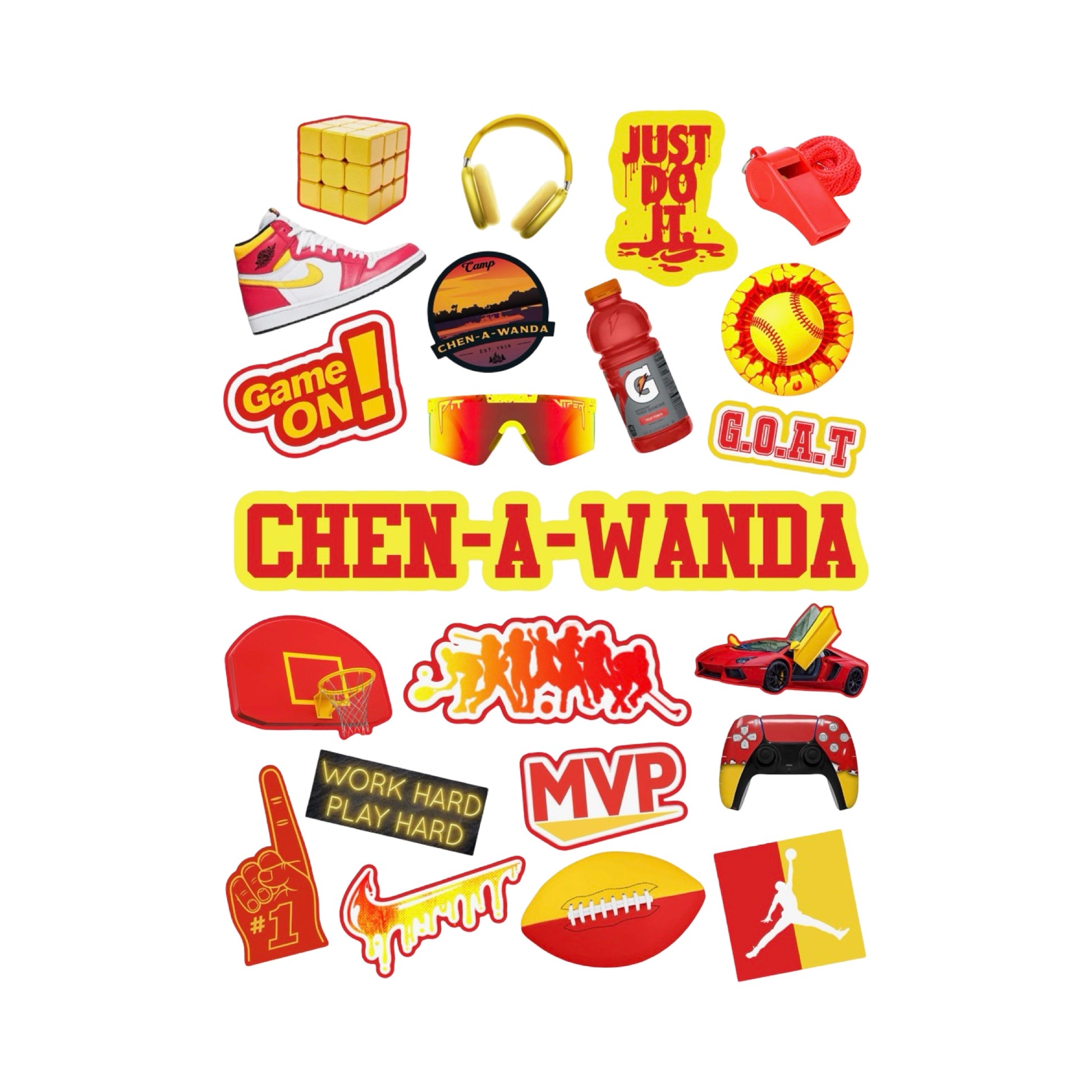 Camp Color Stickers - Boys CRD