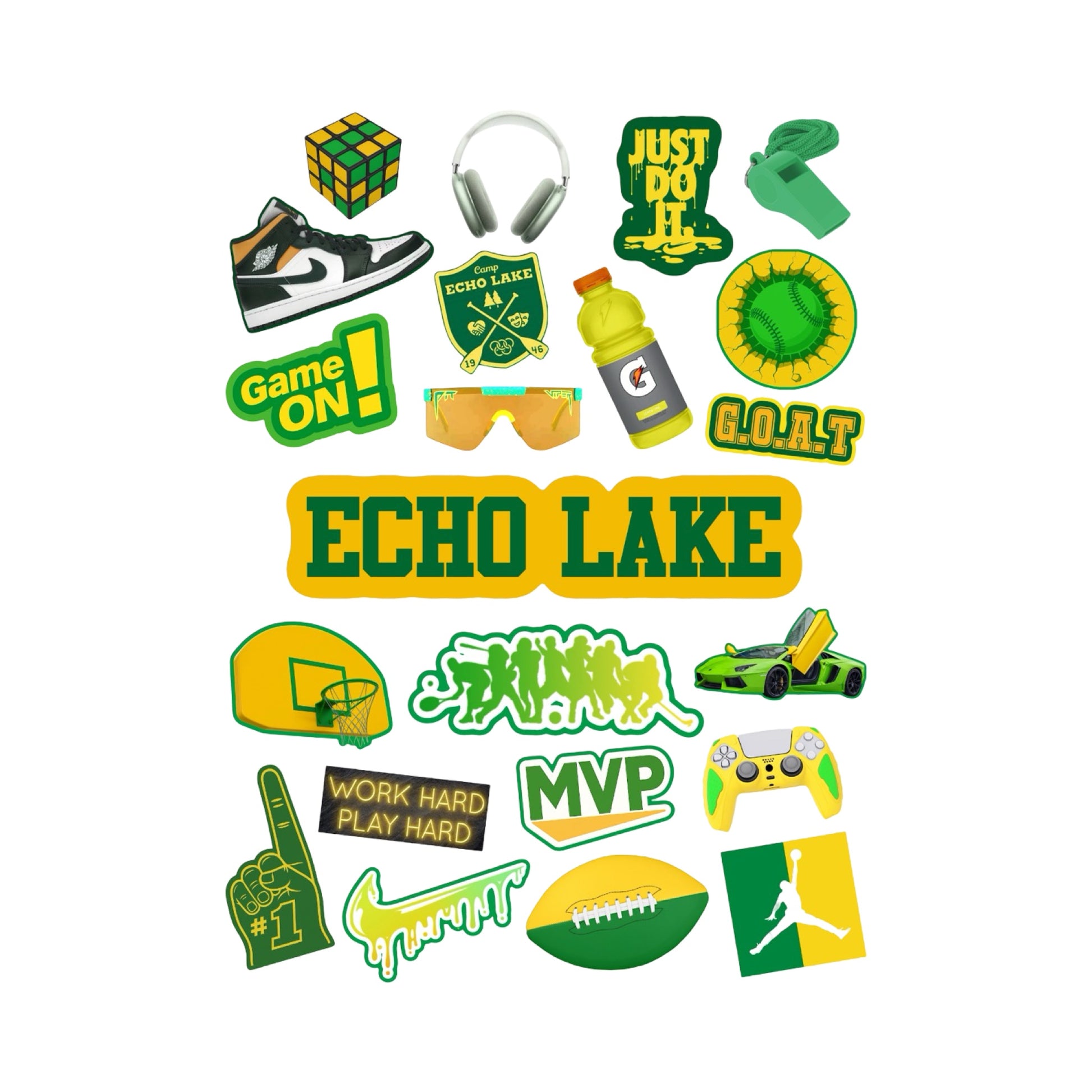 Camp Color Stickers - Boys CRD