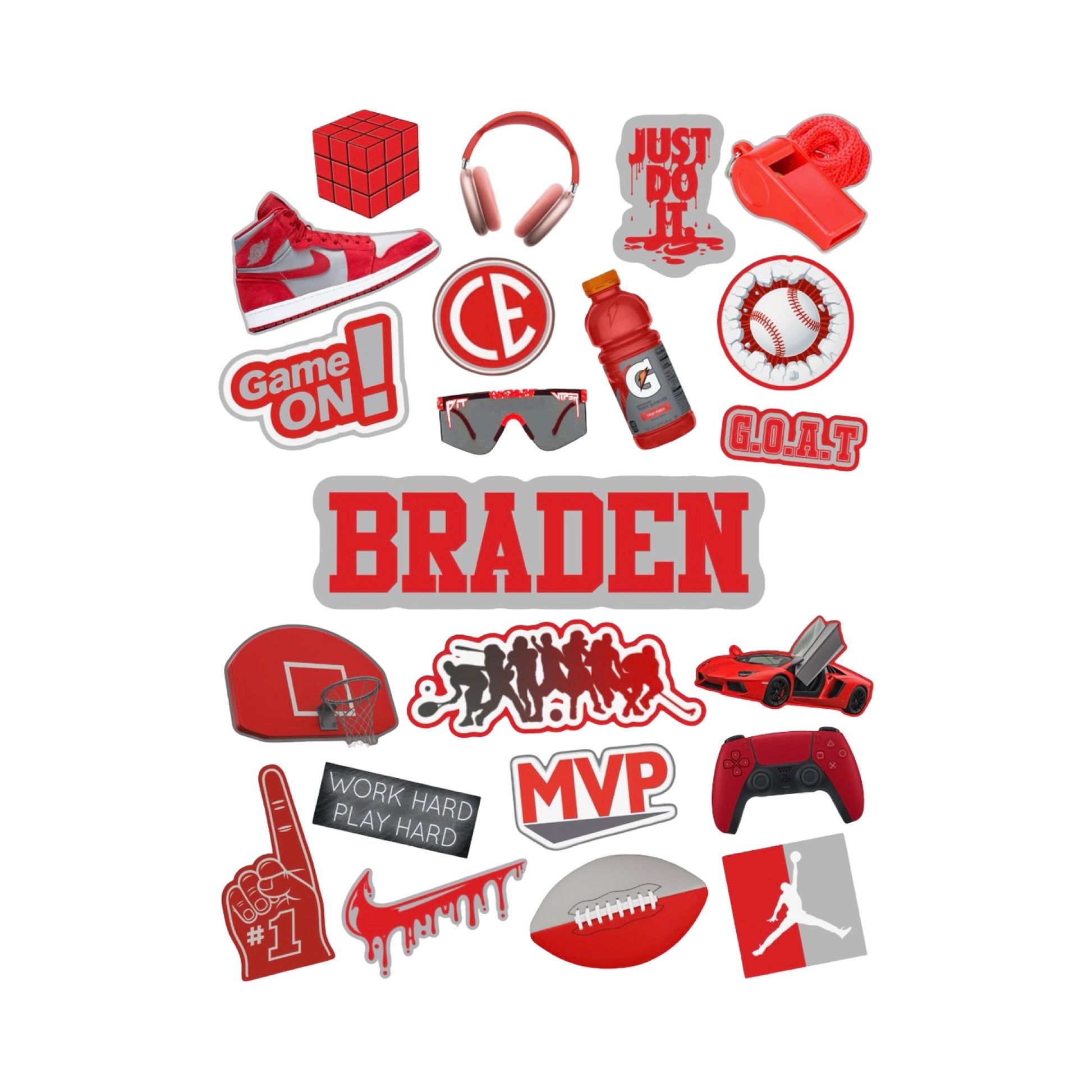 Camp Color Stickers - Boys CRD