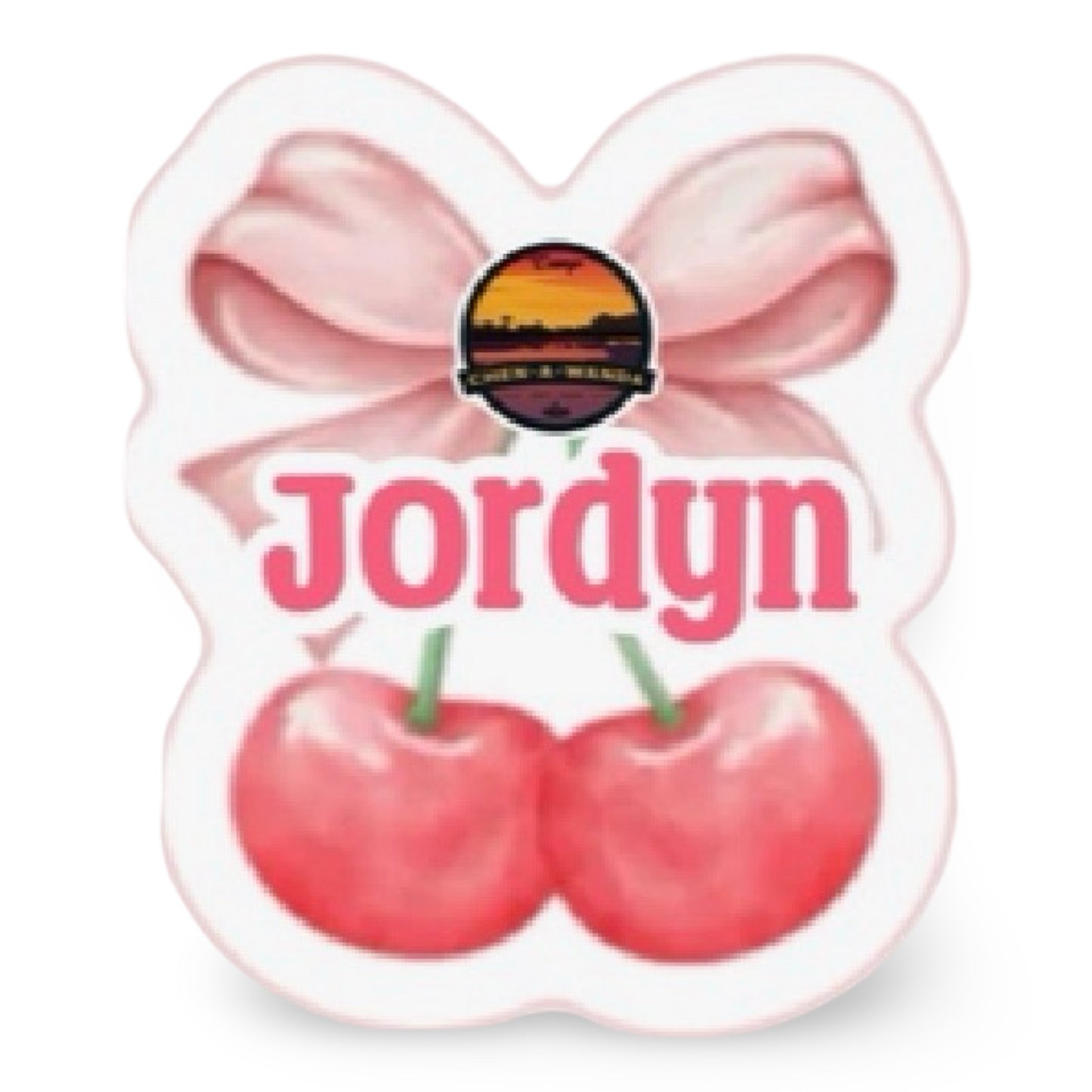 Cherry Pillow with Camp Logo CRD 2026