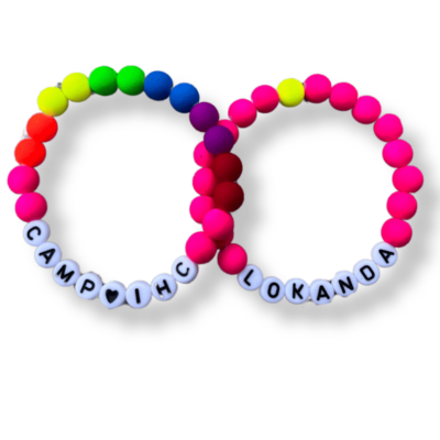 Chunky Neon Bead Bracelet