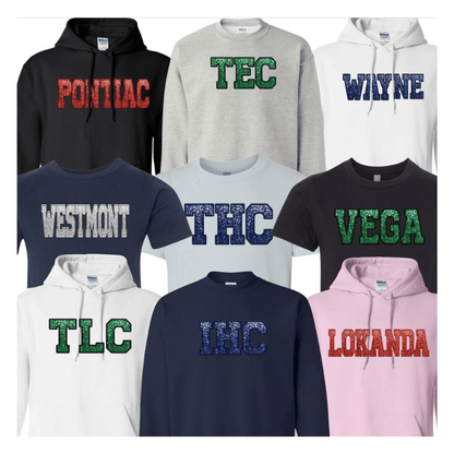 Sequin Patch Girl's Sweatshirt - Hoodie