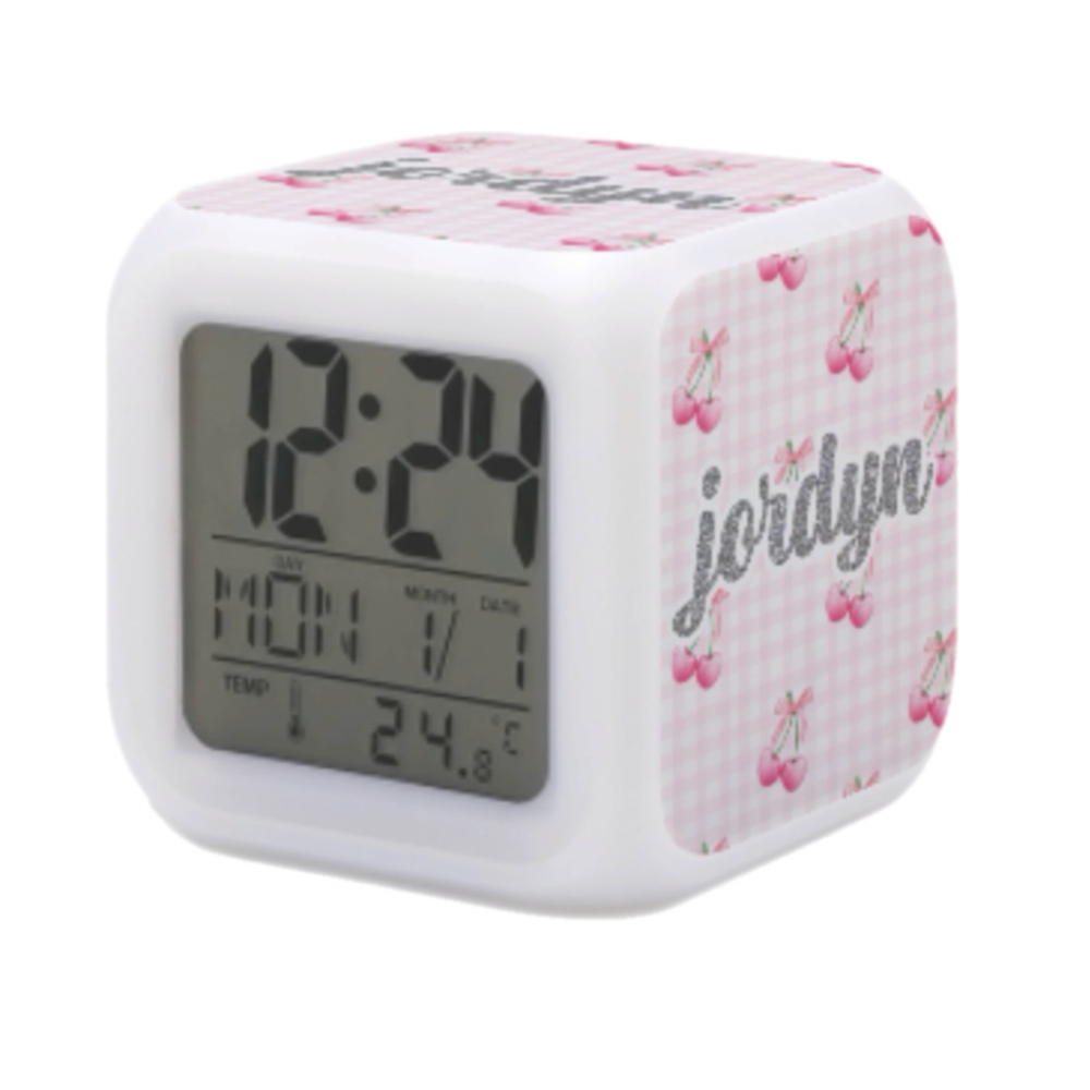 Custom Color Changing Alarm Clock CRD 2025