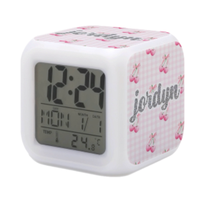 Custom Color Changing Alarm Clock CRD 2025