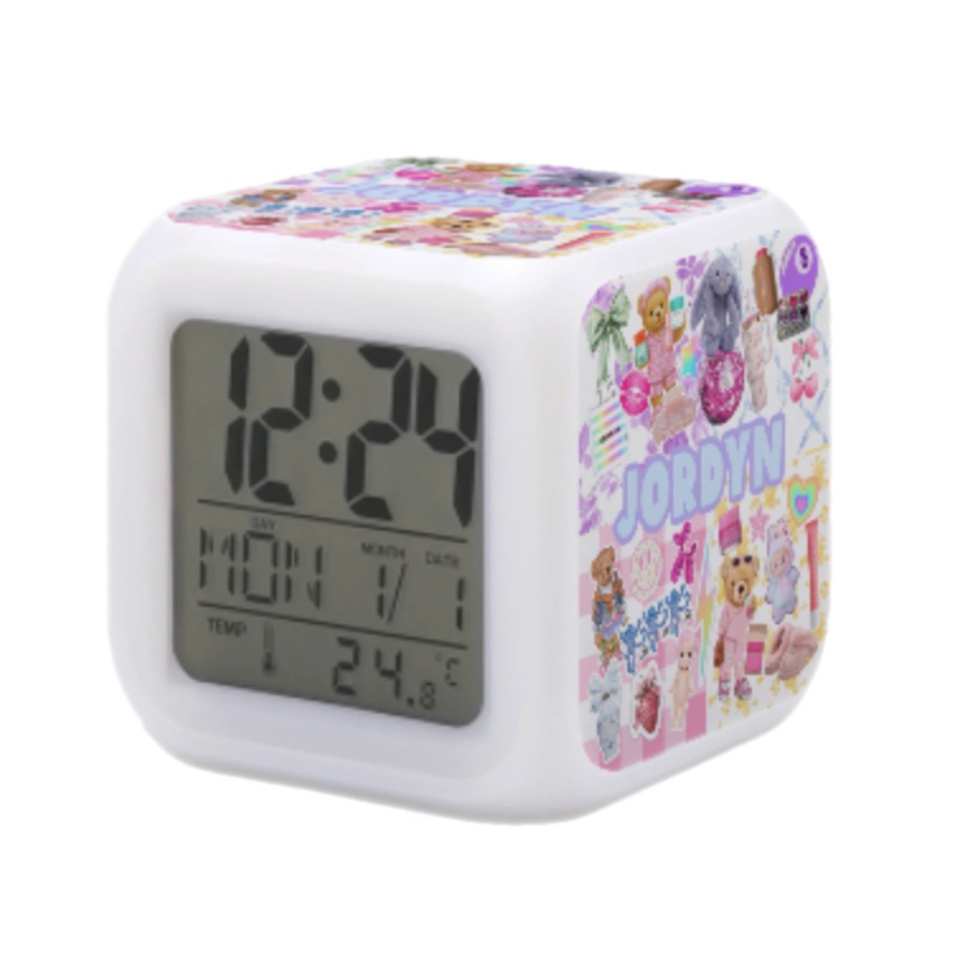 Custom Color Changing Alarm Clock CRD 2026