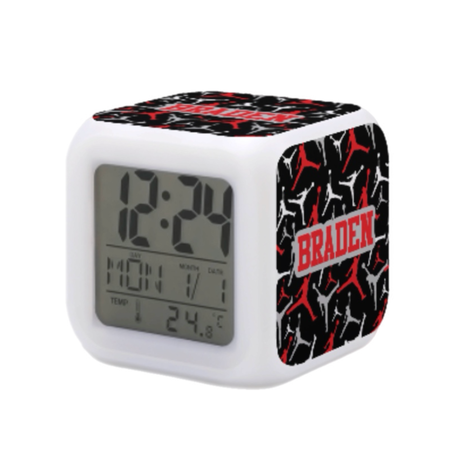 Custom Color Changing Alarm Clock CRD 2026