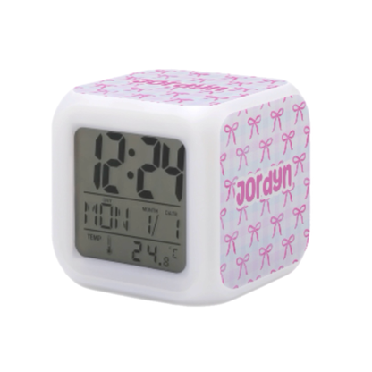 Custom Color Changing Alarm Clock CRD 2026