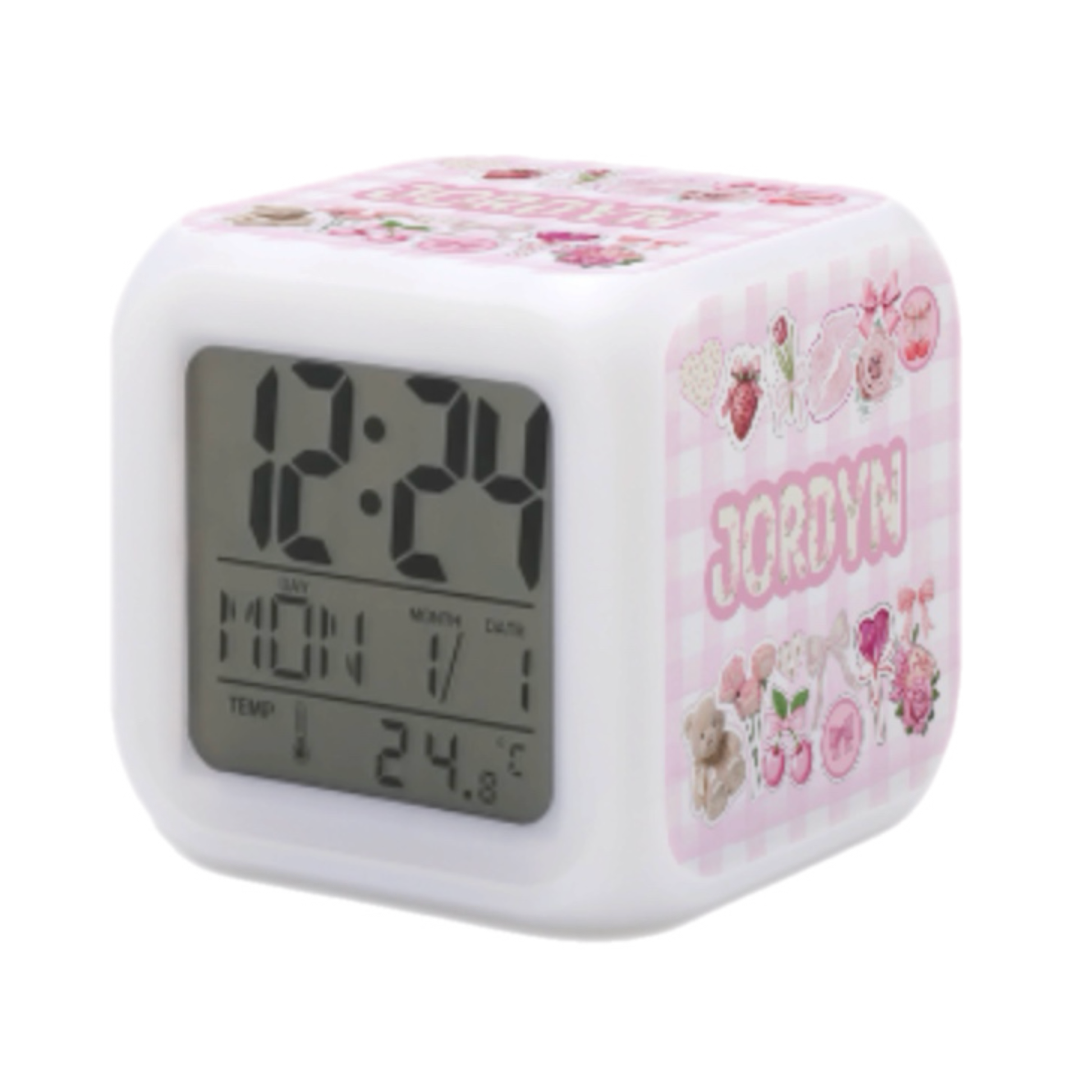 Custom Color Changing Alarm Clock CRD 2026