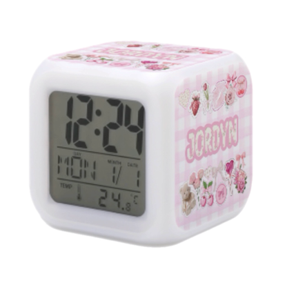 Custom Color Changing Alarm Clock CRD 2026