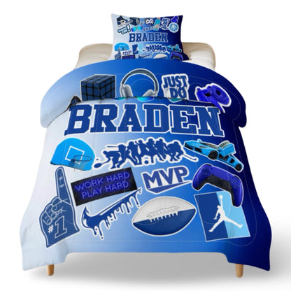 Custom Comforter & Pillowcase Set CRD