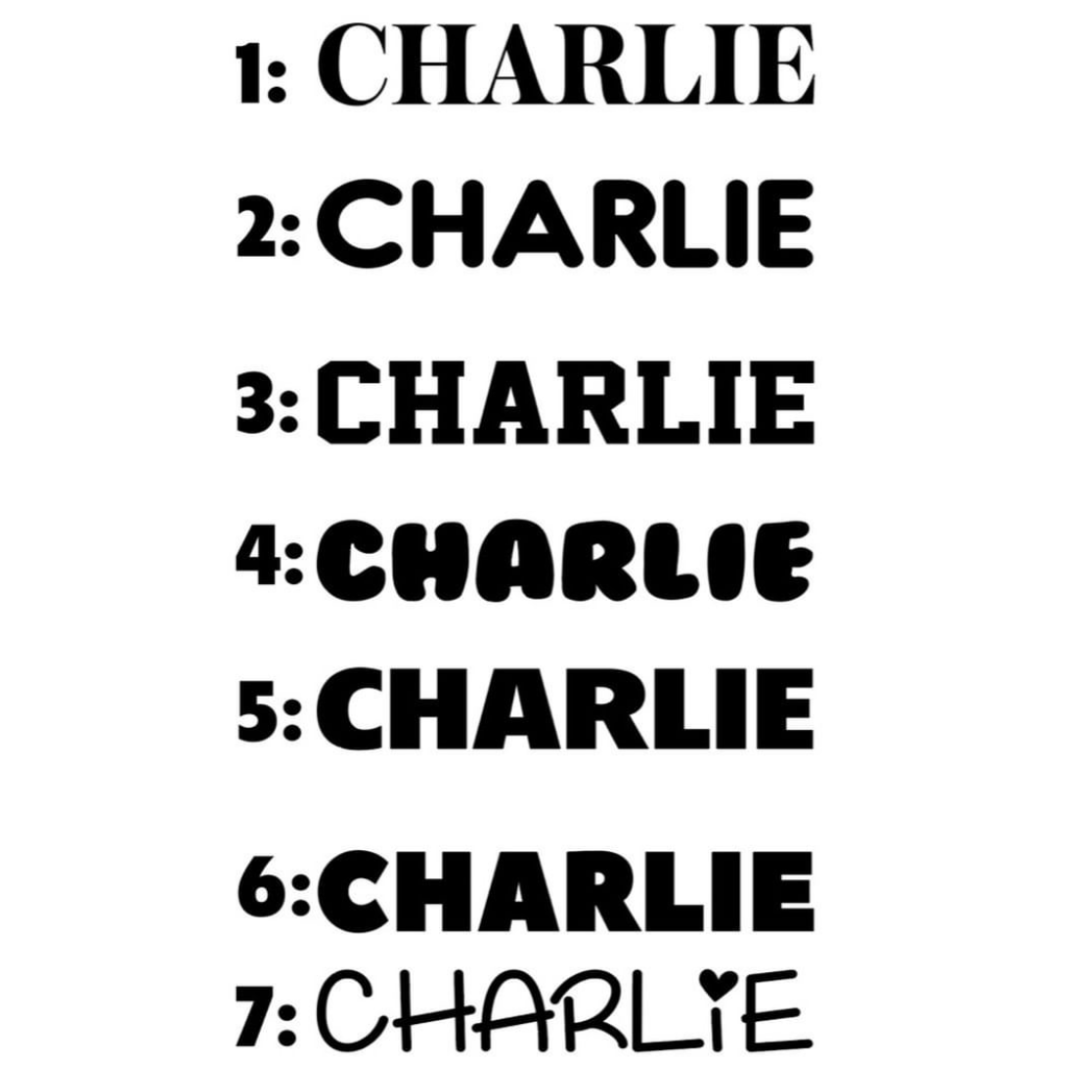 DV Designs Font Choices Menorah