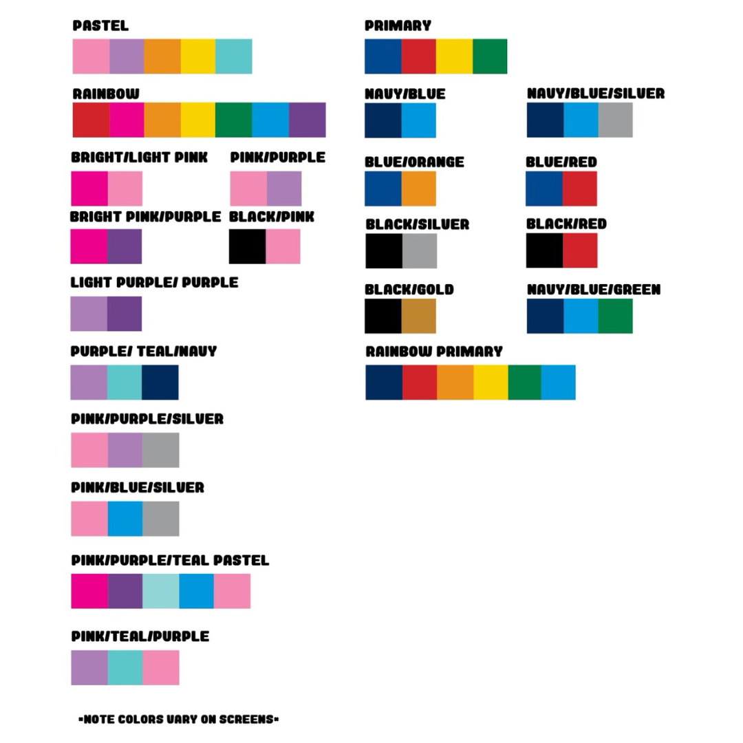 DV Designs Menorah Color Options