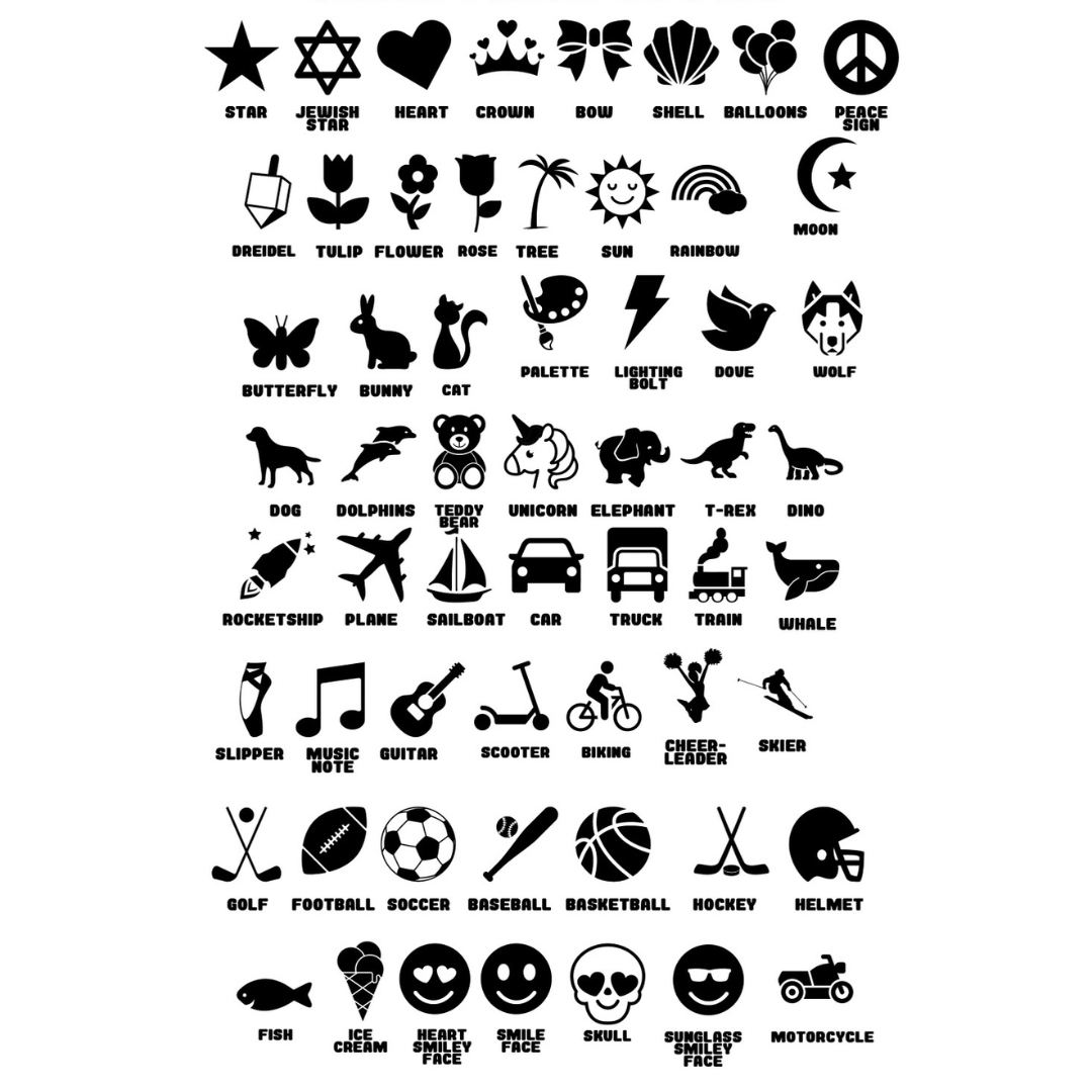 DV Designs Menorah Icons Options