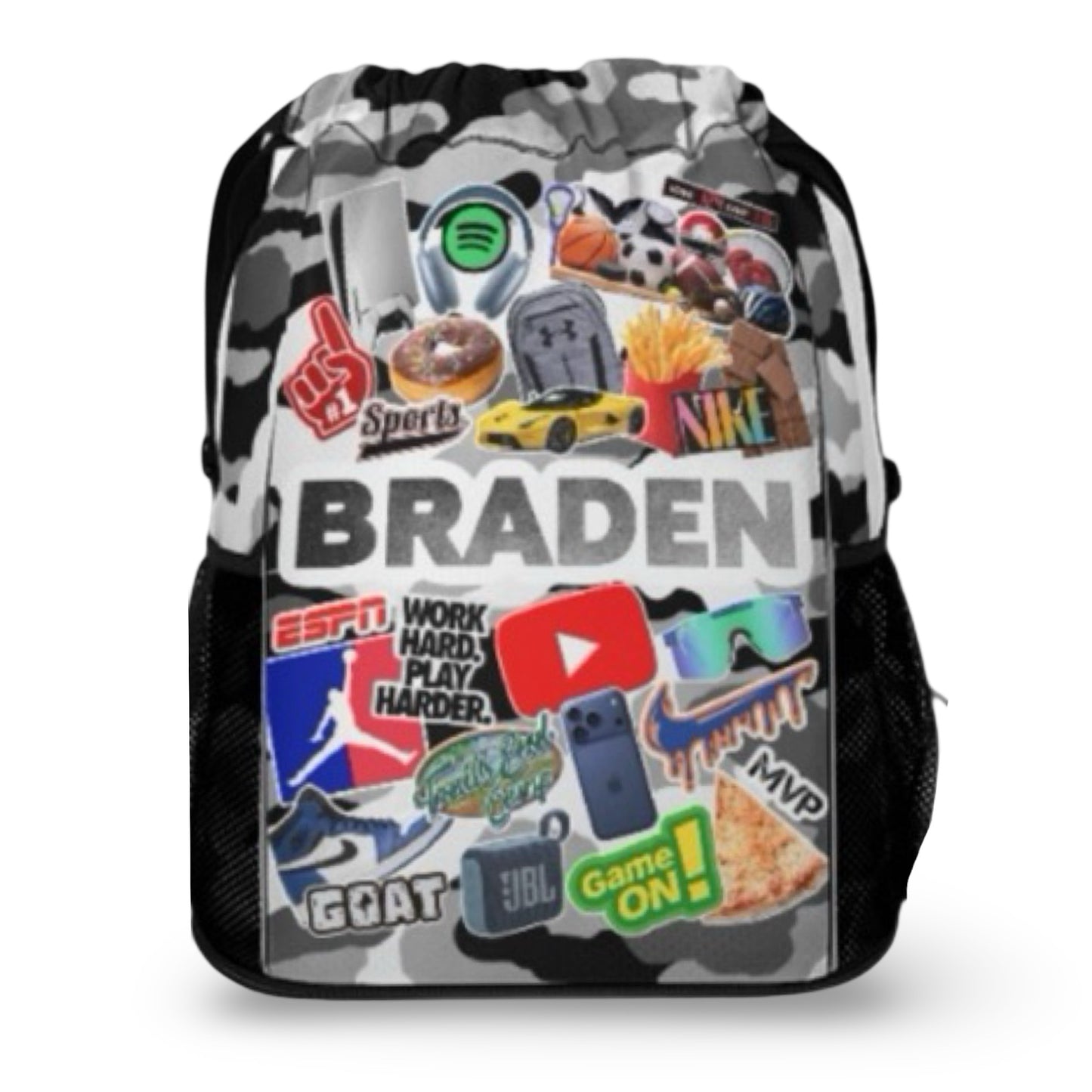 Draw String Bag with Side Pockets CRD 2026