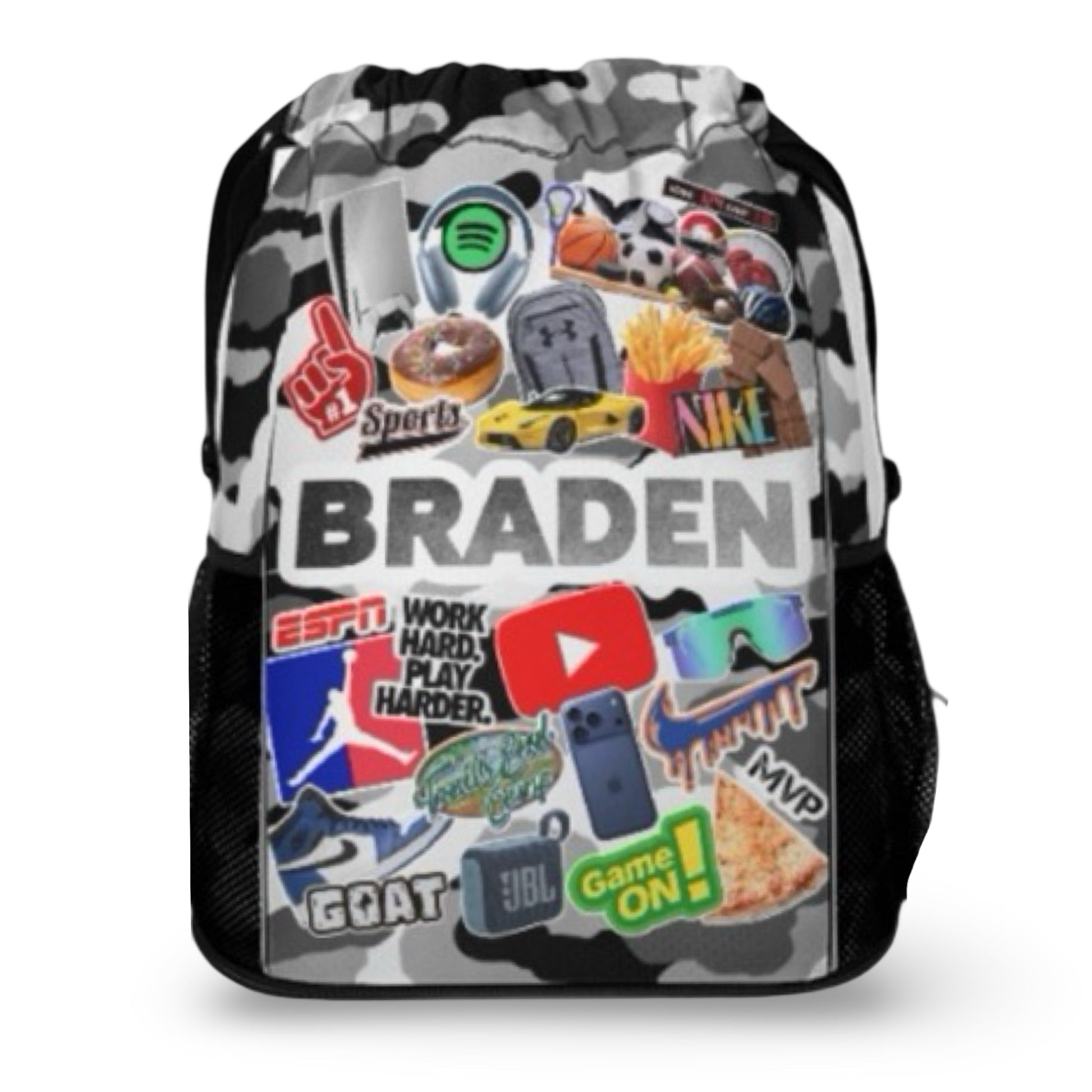 Draw String Bag with Side Pockets CRD 2026