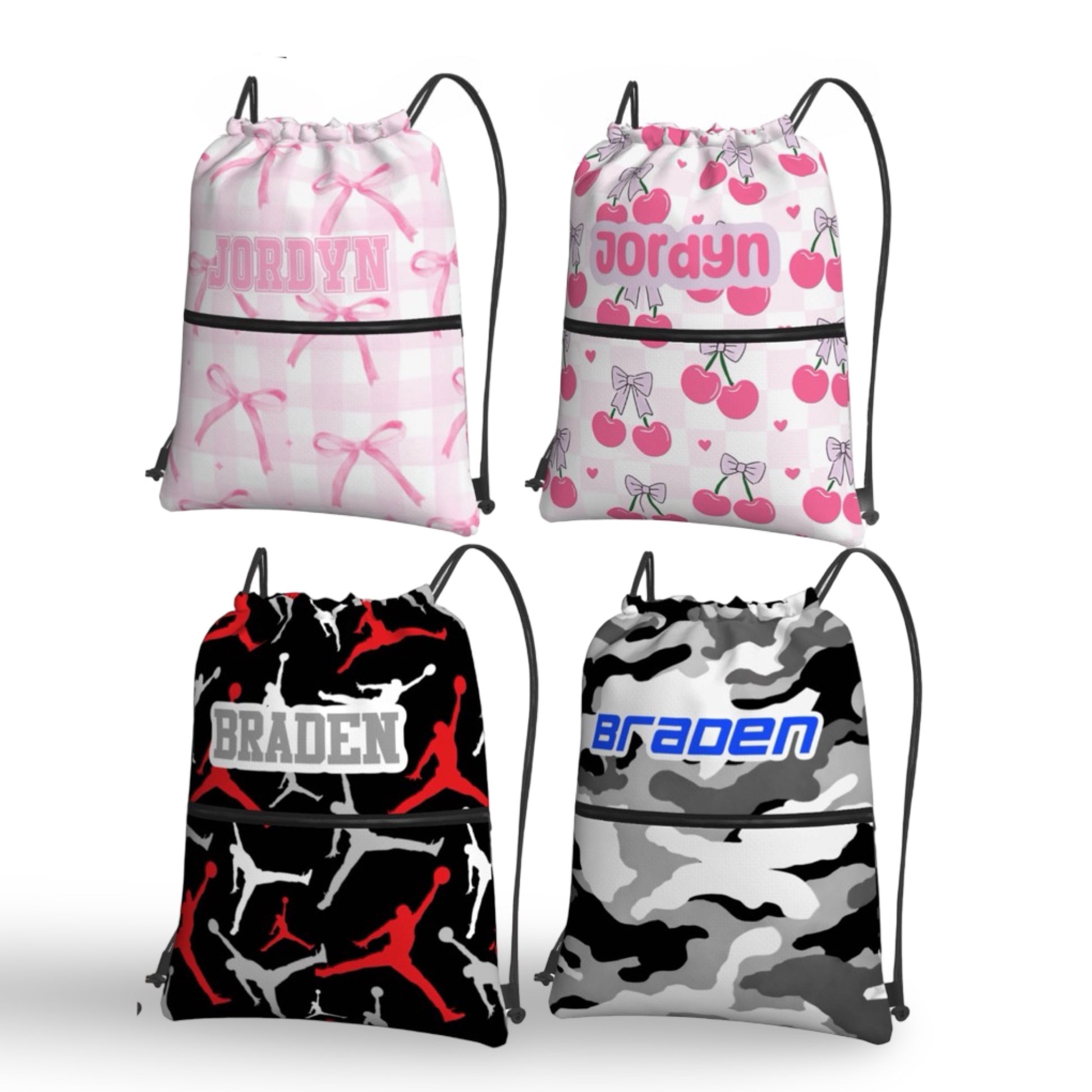 Draw String Bag with Zipper CRD 2026