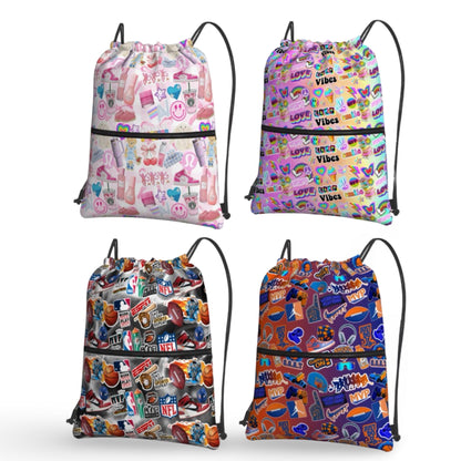 Draw String Bag with Zipper CRD 2026
