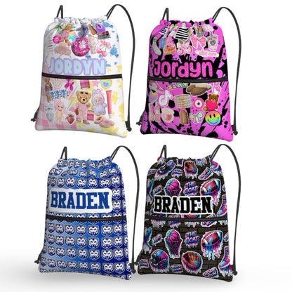 Draw String Bag with Zipper CRD 2026