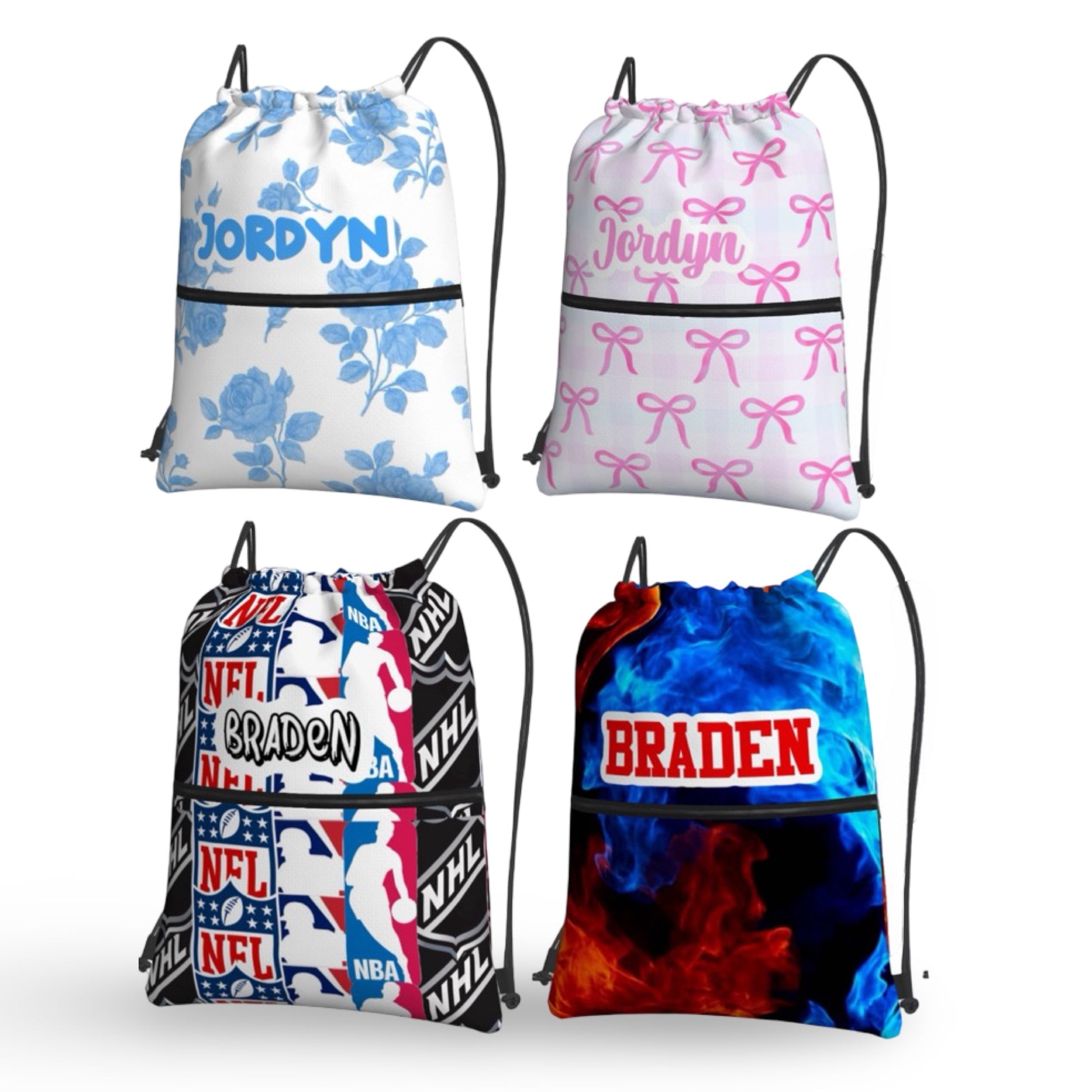 Draw String Bag with Zipper CRD 2026