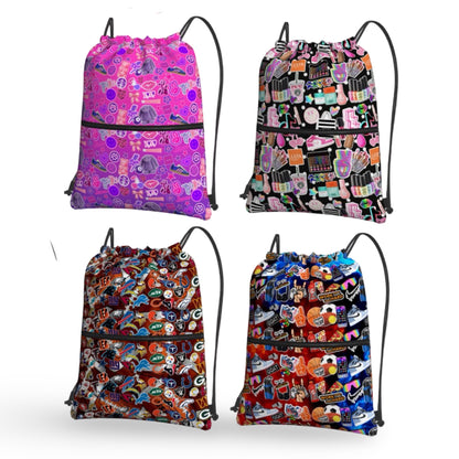 Draw String Bag with Zipper CRD 2026