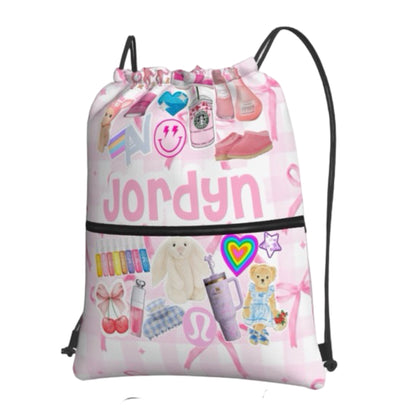 Draw String Bag with Zipper CRD 2026