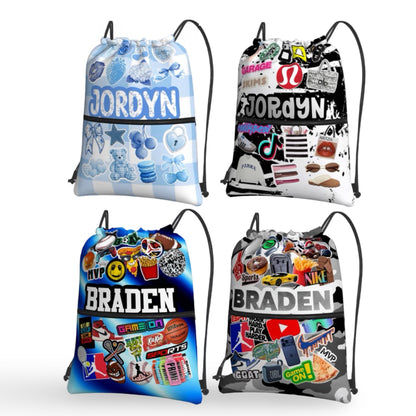 Draw String Bag with Zipper CRD 2026