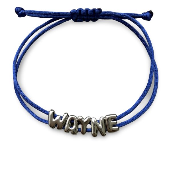 Adjustable Bubble Name Single Bracelet