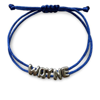 Adjustable Bubble Name Single Bracelet