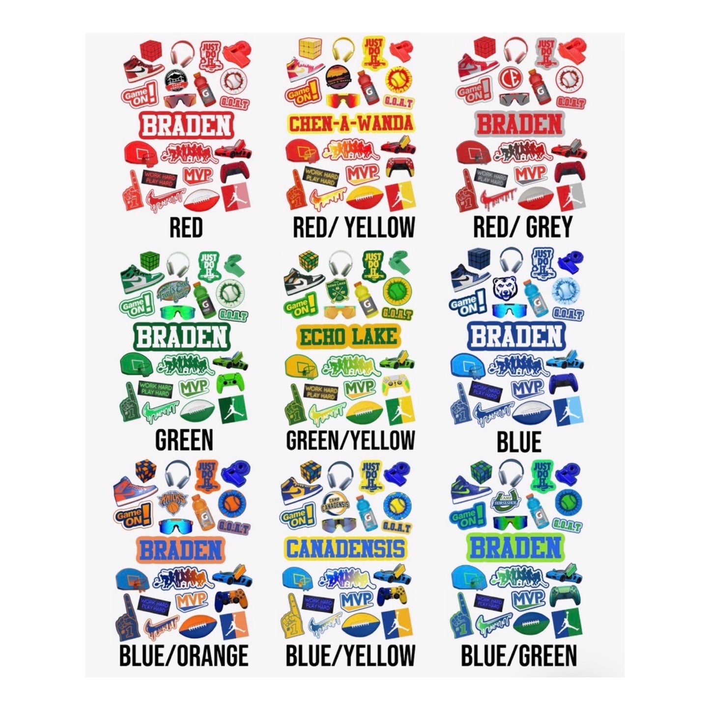Create'D Camp Color Stickers 2026