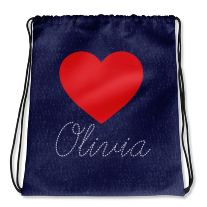 FEATURE Love Stitch Personalized Camp String Bag (Child's Name)