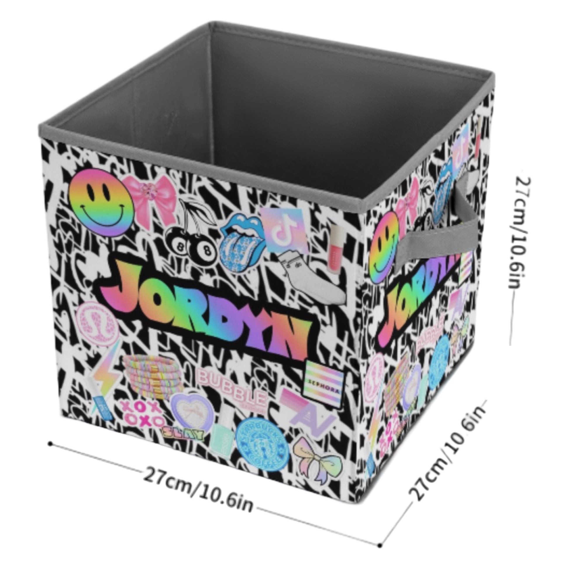 Fabric Storage Bin DIMENSIONS  CRD 2026