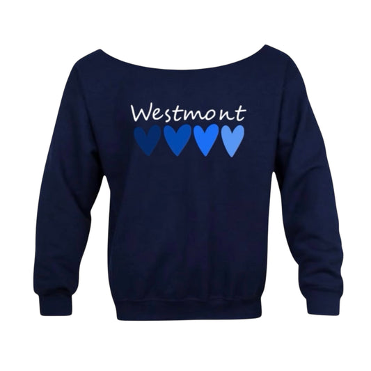 Gradient Heart Camp Crewneck (Cut Neckline) MHN 2026