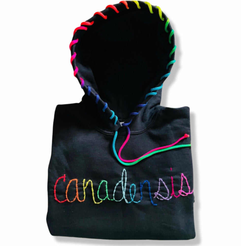 Hand Stitch Rainbow Camp Hoodie Canadensis