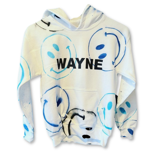 Smiley White Hoodie_camp