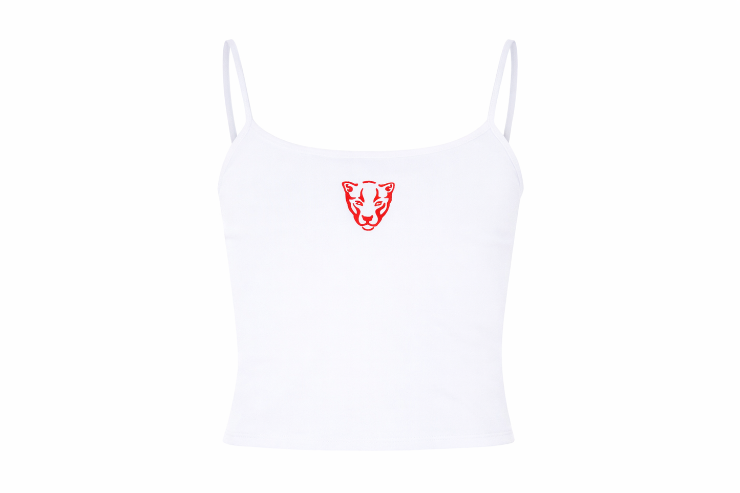 Spaghetti Strap Tank with Camp Logo, Mascot or Name