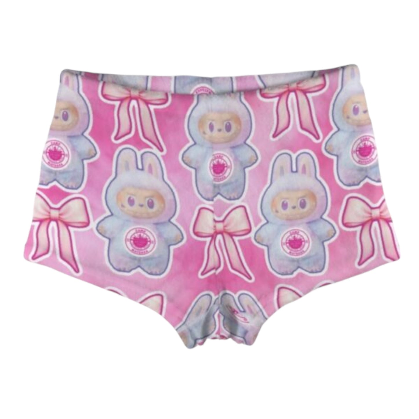 Spirit Labubu Fuzzy Pajama Shorts