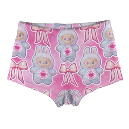 Spirit Labubu Fuzzy Pajama Shorts