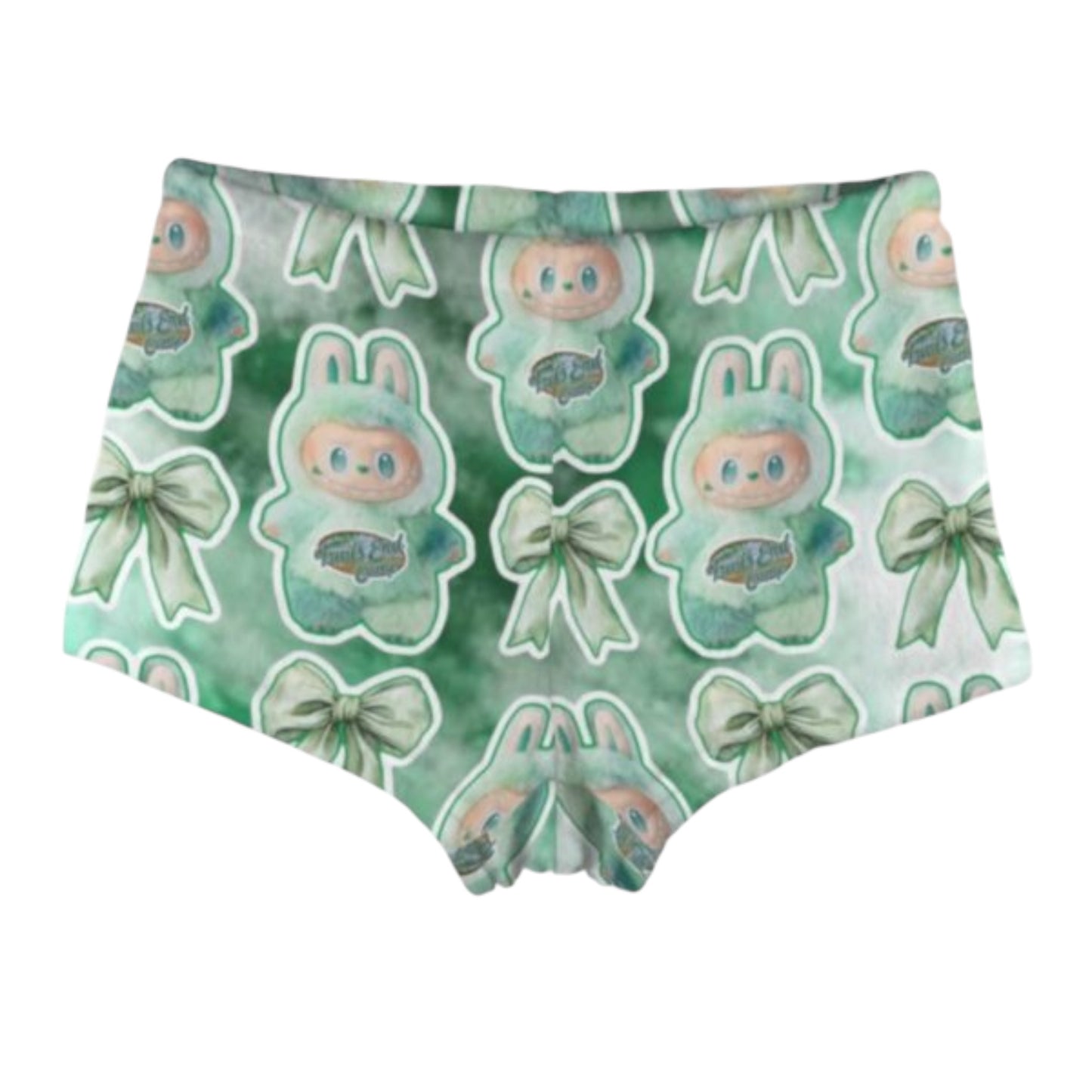 Spirit Labubu Fuzzy Pajama Shorts