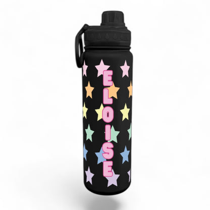 Pastel Stars Wrap Water Bottle