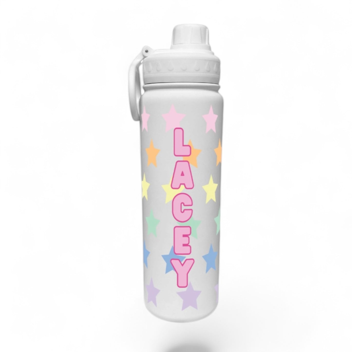Pastel Stars Wrap Water Bottle