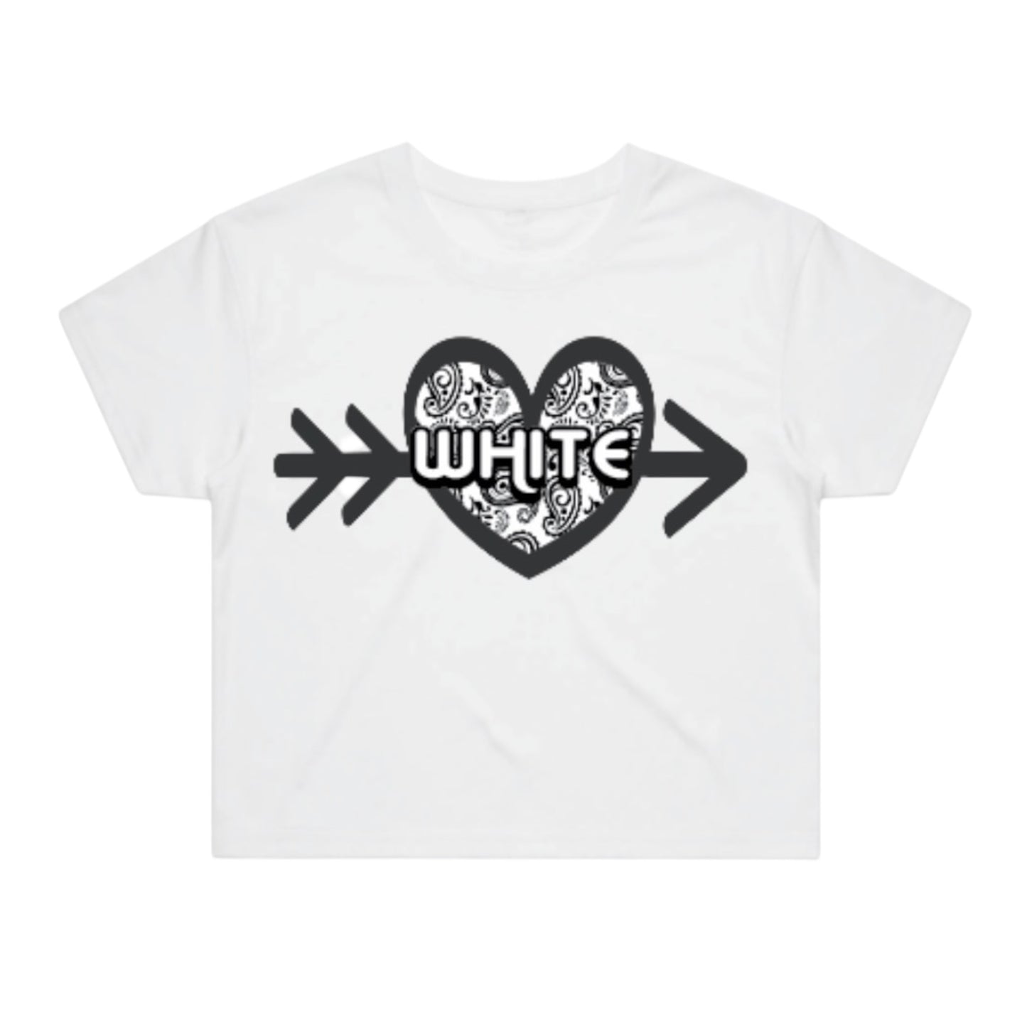 Bandana Heart and Arrow Color War Camp Shirt