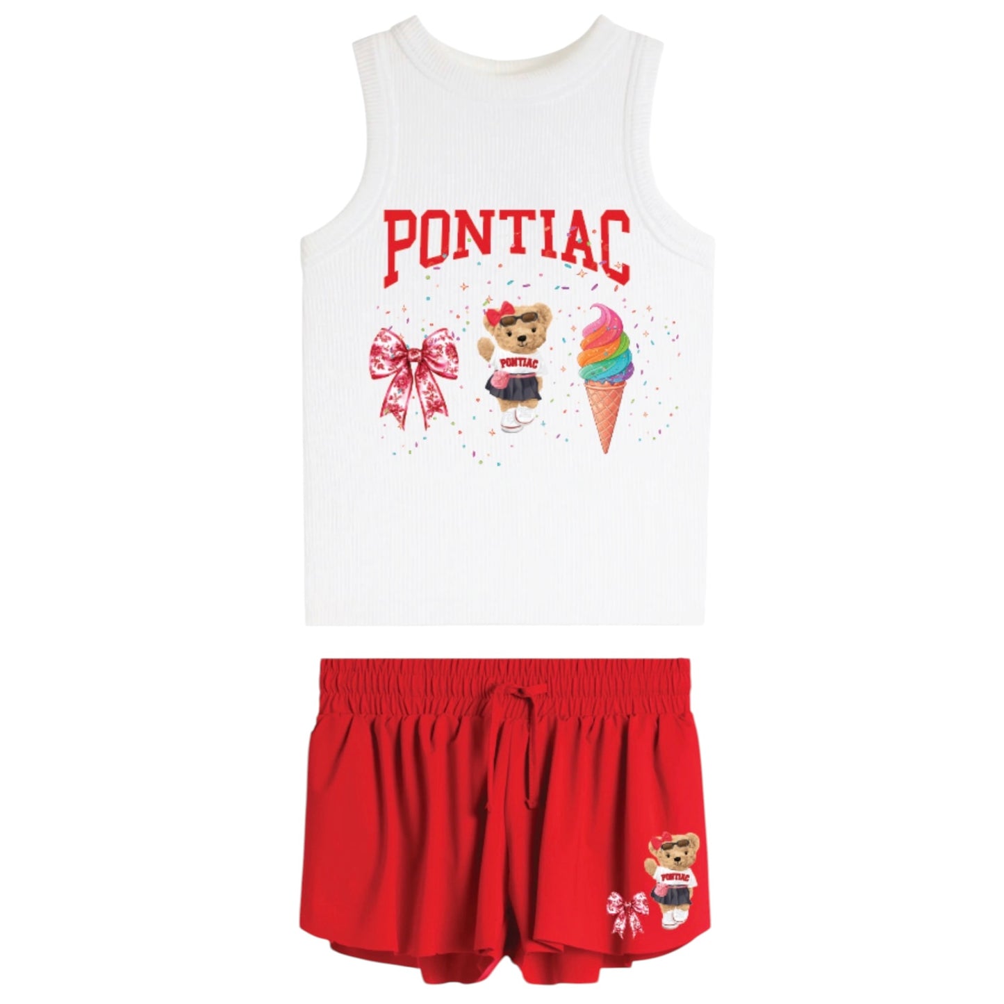Bow Bear Suzette Flyaway Shorts